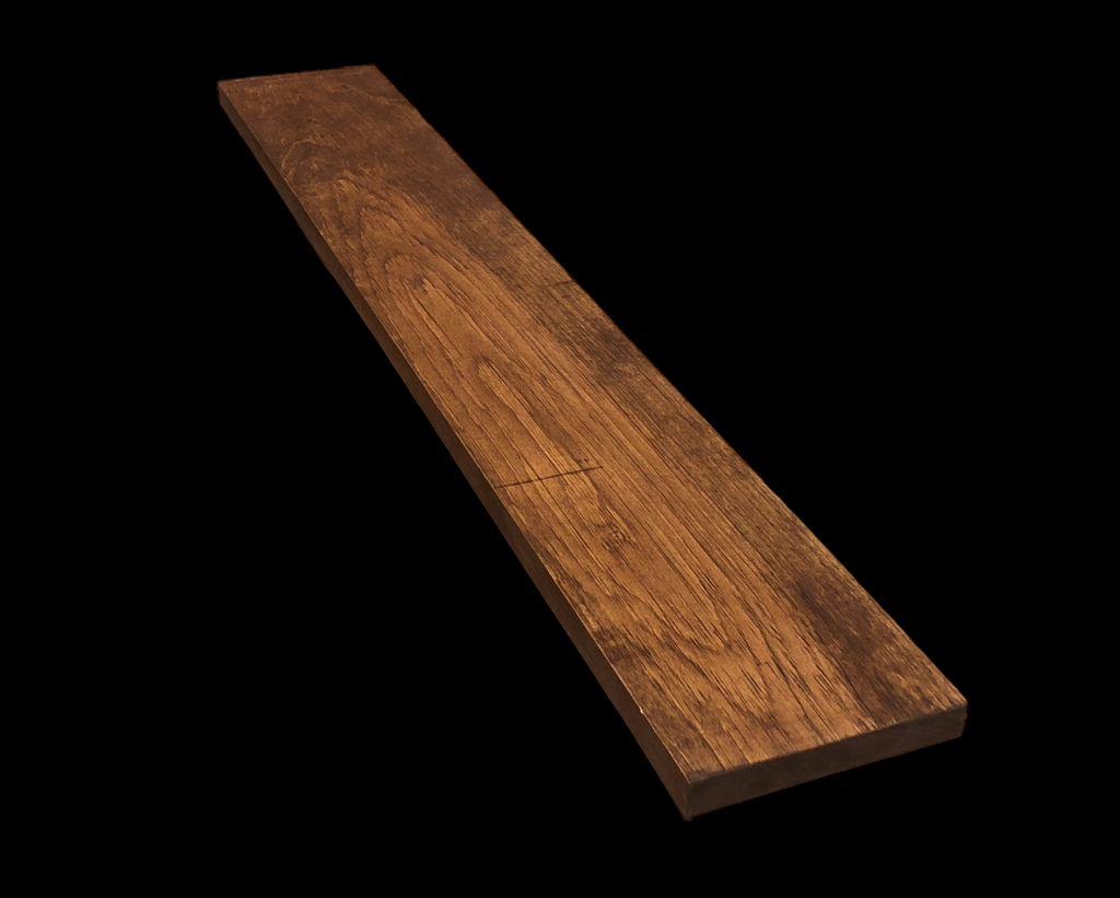 Tablette en bois récuperer 1"Épaisseur - 24" / 8" / Miel