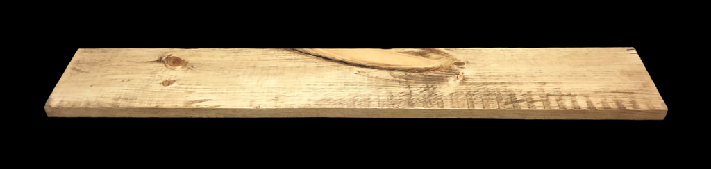Tablette en bois récuperer 1"Épaisseur - 24" / 12" / Miel