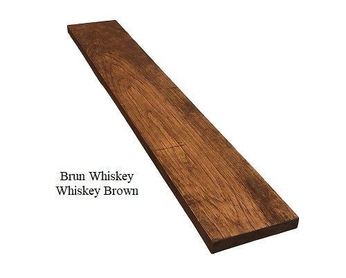 Tablette en bois récuperer 1"Épaisseur - 24" / 6" / Brun - Whiskey