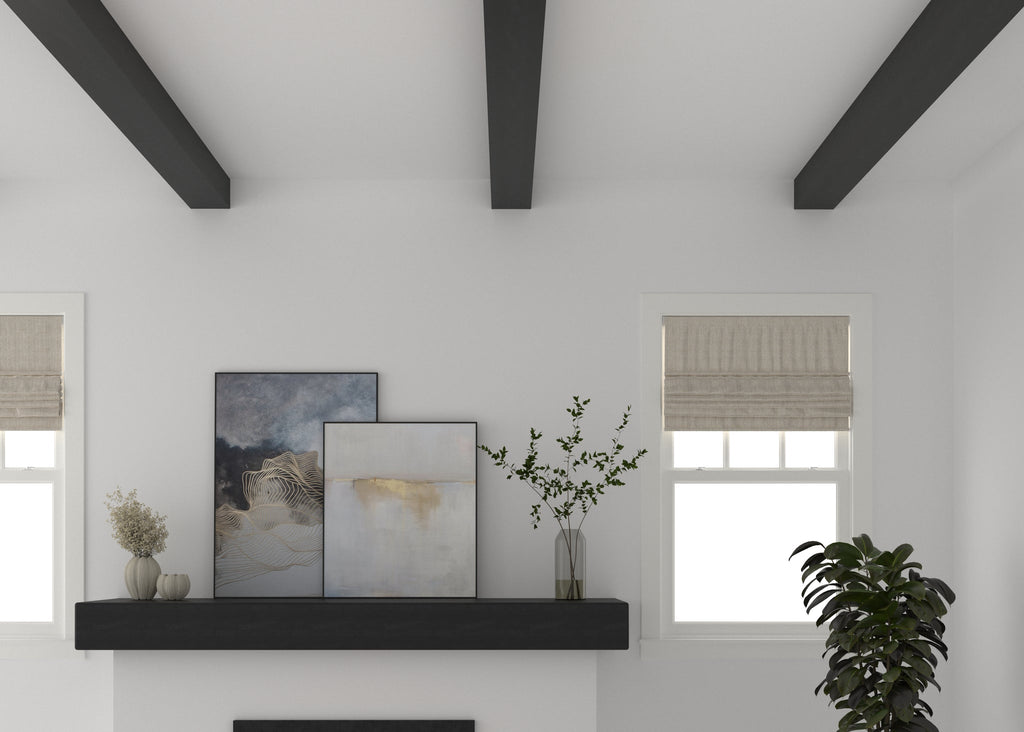 Fausse Poutre en bois 5"Haut x 7"Large - 5"Haut x 7" Large x 5"H x 72"Long (6 pied de Long) / Miel