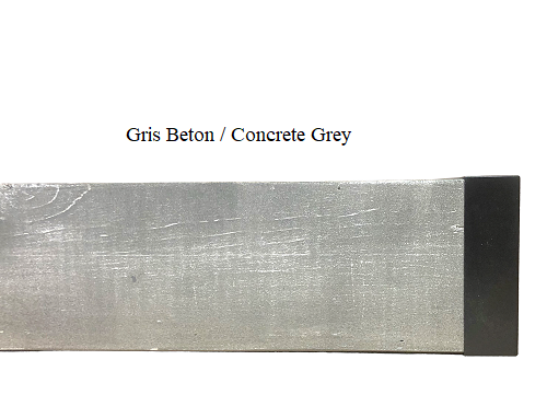 Étagère Style manteau de foyer avec embouts en métal - 7" Profondeur x 5" Ep x " 48" Long / Brun Whiskey