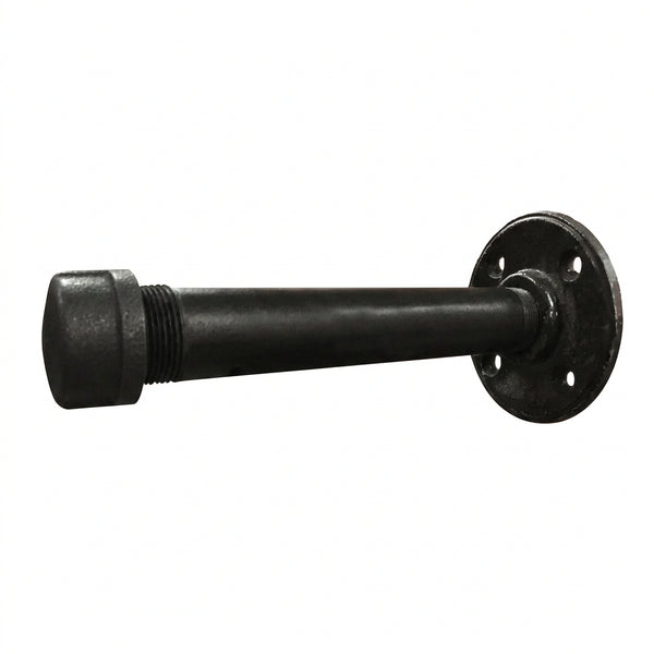 Black steel pipe-style tablet holder – each – 6"